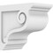 Ekena Millwork Standard Scroll Architectural Grade PVC Corbel, 5"W x 10"D x 10"H CORP05X10X10SCR - alternate 1